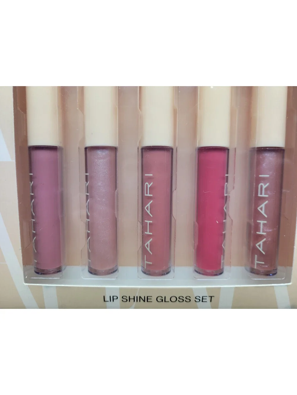 Lot of 3 Tahari 5 Piece Lip Gloss Set 0.08 oz / 2.5 mL each  ** NIB **